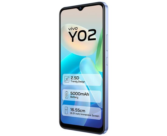 Мобильный телефон Vivo Y02 2/32GB Orchid Blue, изображение 9