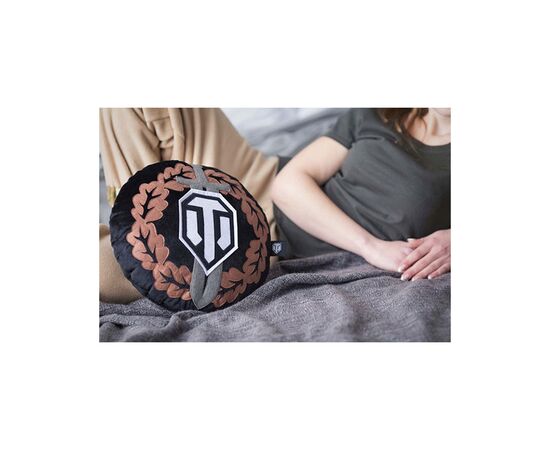 Подушка WP Merchandise декоративная World of Tanks круглая (WG043330), изображение 3 Подушка WP Merchandise декоративная World of Tanks круглая (WG043330), изображение 3