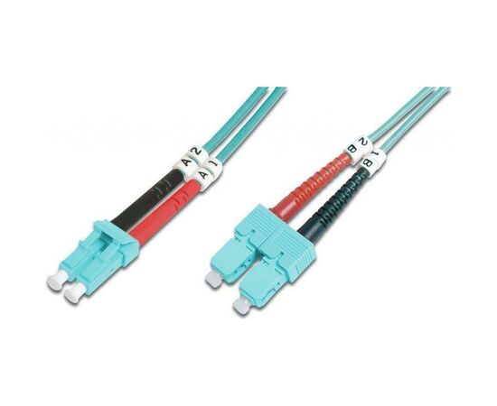 Оптический патчкорд Digitus LC/UPC-SC/UPC,50/125,OM3,duplex,3m (DK-2532-03/3)