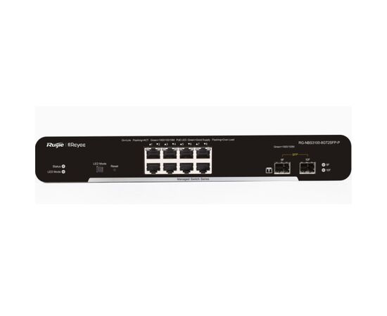 Комутатор мережевий Ruijie Networks RG-NBS3100-8GT2SFP-P