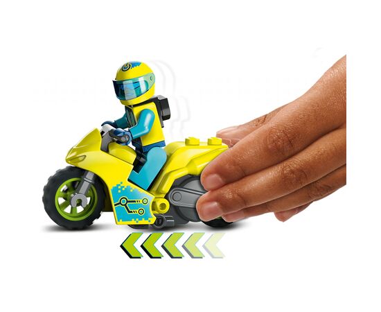 Конструктор LEGO City Каскадерский кибермотоцикл 13 деталей (60358), изображение 3 Конструктор LEGO City Каскадерский кибермотоцикл 13 деталей (60358), изображение 3