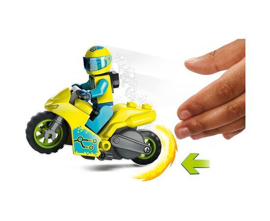Конструктор LEGO City Каскадерский кибермотоцикл 13 деталей (60358), изображение 4 Конструктор LEGO City Каскадерский кибермотоцикл 13 деталей (60358), изображение 4