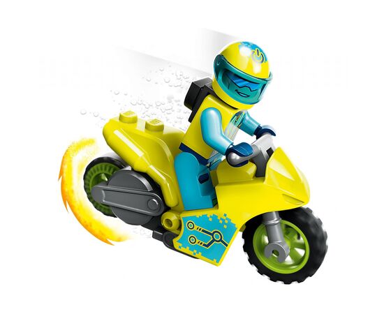 Конструктор LEGO City Каскадерский кибермотоцикл 13 деталей (60358), изображение 5 Конструктор LEGO City Каскадерский кибермотоцикл 13 деталей (60358), изображение 5