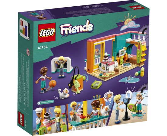Конструктор LEGO Friends Комната Лео 203 деталей (41754), изображение 8 Конструктор LEGO Friends Комната Лео 203 деталей (41754), изображение 8