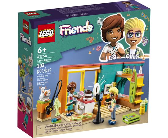 Конструктор LEGO Friends Комната Лео 203 деталей (41754)