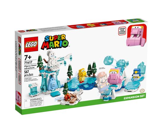 Конструктор LEGO Super Mario Снежное приключение Моржа-Перевертуна. Дополнительный набор 567 деталей (71417)
