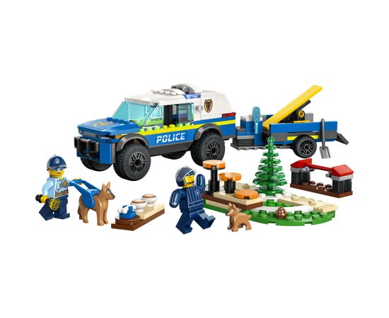 Конструктор LEGO City Мобильная площадка для дрессировки полицейских собак 197 деталей (60369), изображение 2 Конструктор LEGO City Мобильная площадка для дрессировки полицейских собак 197 деталей (60369), изображение 2