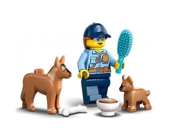 Конструктор LEGO City Мобильная площадка для дрессировки полицейских собак 197 деталей (60369), изображение 5 Конструктор LEGO City Мобильная площадка для дрессировки полицейских собак 197 деталей (60369), изображение 5