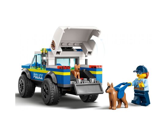 Конструктор LEGO City Мобильная площадка для дрессировки полицейских собак 197 деталей (60369), изображение 7 Конструктор LEGO City Мобильная площадка для дрессировки полицейских собак 197 деталей (60369), изображение 7