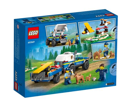 Конструктор LEGO City Мобильная площадка для дрессировки полицейских собак 197 деталей (60369), изображение 8 Конструктор LEGO City Мобильная площадка для дрессировки полицейских собак 197 деталей (60369), изображение 8