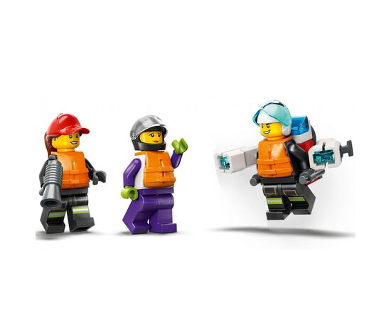 Конструктор LEGO City Човен пожежної бригади 144 деталі (60373), зображення 3 Конструктор LEGO City Човен пожежної бригади 144 деталі (60373), зображення 3