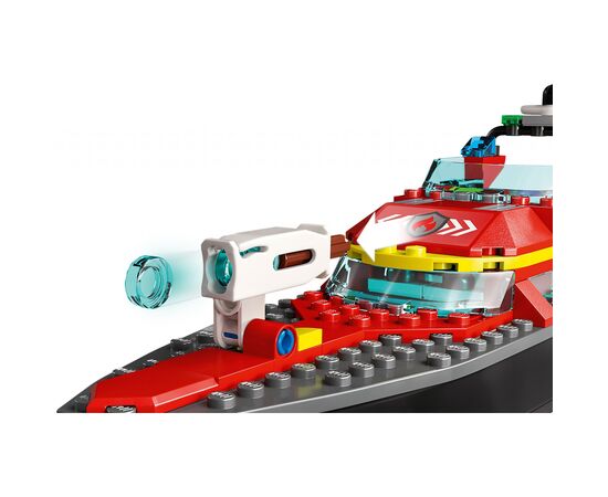 Конструктор LEGO City Човен пожежної бригади 144 деталі (60373), зображення 5 Конструктор LEGO City Човен пожежної бригади 144 деталі (60373), зображення 5