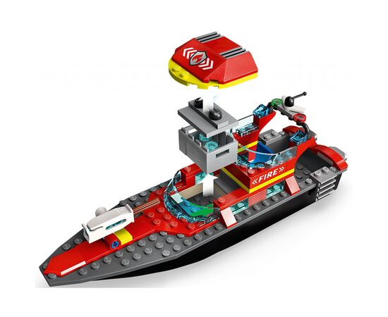 Конструктор LEGO City Човен пожежної бригади 144 деталі (60373), зображення 7 Конструктор LEGO City Човен пожежної бригади 144 деталі (60373), зображення 7