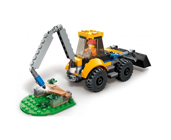 Конструктор LEGO City Екскаватор 148 деталей (60385), зображення 5 Конструктор LEGO City Екскаватор 148 деталей (60385), зображення 5