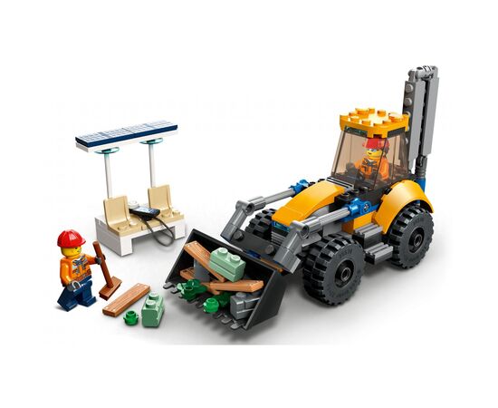 Конструктор LEGO City Екскаватор 148 деталей (60385), зображення 6 Конструктор LEGO City Екскаватор 148 деталей (60385), зображення 6