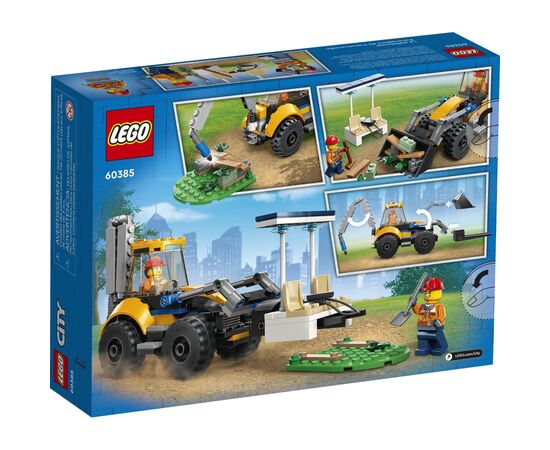 Конструктор LEGO City Екскаватор 148 деталей (60385), зображення 8 Конструктор LEGO City Екскаватор 148 деталей (60385), зображення 8