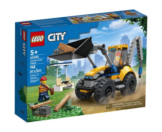 Конструктор LEGO City Экскаватор 148 деталей (60385)