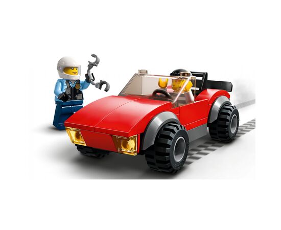 Конструктор LEGO City Переслідування автомобіля на поліцейському мотоциклі (60392), зображення 4 Конструктор LEGO City Переслідування автомобіля на поліцейському мотоциклі (60392), зображення 4