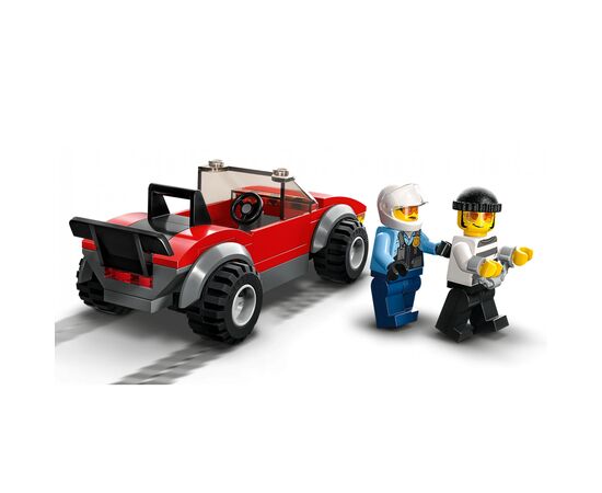 Конструктор LEGO City Переслідування автомобіля на поліцейському мотоциклі (60392), зображення 5 Конструктор LEGO City Переслідування автомобіля на поліцейському мотоциклі (60392), зображення 5
