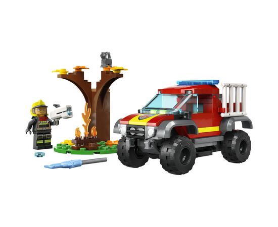 Конструктор LEGO City Пожарно-спасательный внедорожник 97 деталей (60393), изображение 2 Конструктор LEGO City Пожарно-спасательный внедорожник 97 деталей (60393), изображение 2