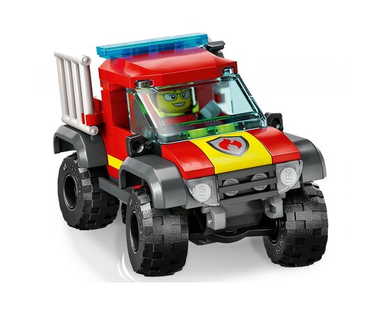 Конструктор LEGO City Пожарно-спасательный внедорожник 97 деталей (60393), изображение 3 Конструктор LEGO City Пожарно-спасательный внедорожник 97 деталей (60393), изображение 3