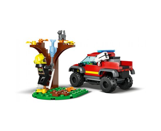 Конструктор LEGO City Пожарно-спасательный внедорожник 97 деталей (60393), изображение 5 Конструктор LEGO City Пожарно-спасательный внедорожник 97 деталей (60393), изображение 5