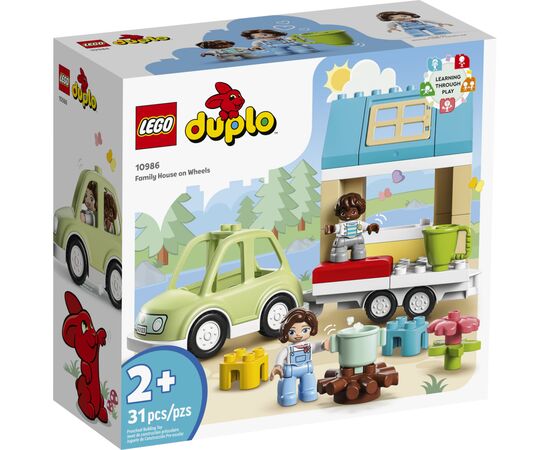 Конструктор LEGO DUPLO Town Сімейний будинок на колесах 31 деталь (10986)