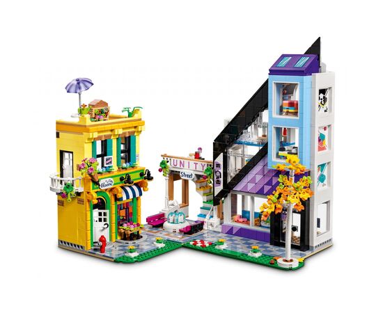 Конструктор LEGO Friends Цветочные и дизайнерские магазины в центре города 2010 деталей (41732), изображение 8 Конструктор LEGO Friends Цветочные и дизайнерские магазины в центре города 2010 деталей (41732), изображение 8