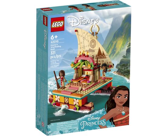 Конструктор LEGO Disney Princess Поисковая лодка Ваяны 321 деталь (43210)
