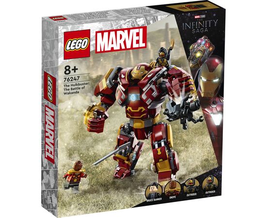 Конструктор LEGO Super Heroes Халкбастер: битва за Ваканду 385 деталей (76247), зображення 5 Конструктор LEGO Super Heroes Халкбастер: битва за Ваканду 385 деталей (76247), зображення 5