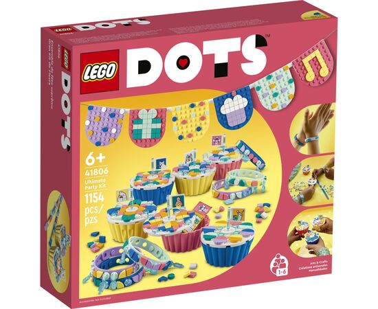 Конструктор LEGO DOTS Набор для супервечеринки 1154 деталей (41806)