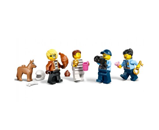 Конструктор LEGO City Переслідування на поліцейській дільниці 172 деталей (60370), зображення 3 Конструктор LEGO City Переслідування на поліцейській дільниці 172 деталей (60370), зображення 3