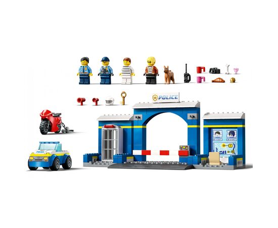 Конструктор LEGO City Переслідування на поліцейській дільниці 172 деталей (60370), зображення 4 Конструктор LEGO City Переслідування на поліцейській дільниці 172 деталей (60370), зображення 4