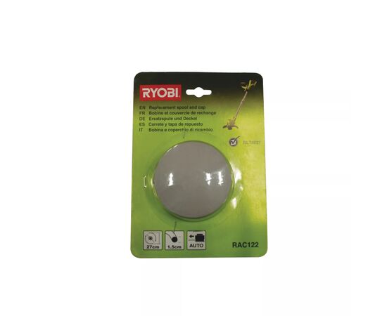Косильная головка Ryobi RAC122 1.6мм для RLT4027RLT4125RLT5027RLT6030 RLT6130 (5132002670), изображение 2 Косильная головка Ryobi RAC122 1.6мм для RLT4027RLT4125RLT5027RLT6030 RLT6130 (5132002670), изображение 2