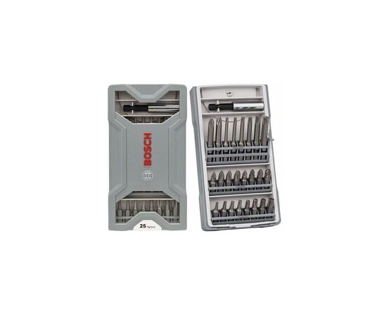 Набор бит Bosch Mini X-Line Extra Hard, с держателем, 25 шт (2.607.017.037)