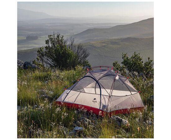 Палатка Naturehike Star-River 2 Updated NH17T012-T 210T Grey/Red (6927595772683), изображение 5 Палатка Naturehike Star-River 2 Updated NH17T012-T 210T Grey/Red (6927595772683), изображение 5