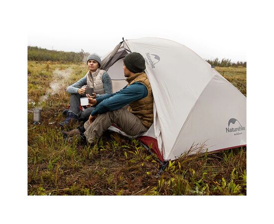 Палатка Naturehike Star-River 2 Updated NH17T012-T 210T Grey/Red (6927595772683), изображение 7 Палатка Naturehike Star-River 2 Updated NH17T012-T 210T Grey/Red (6927595772683), изображение 7