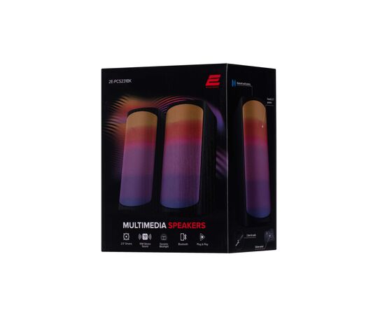 Акустическая система 2E PCS231 RGB Matrix USB Black (2E-PCS231BK), изображение 2 Акустическая система 2E PCS231 RGB Matrix USB Black (2E-PCS231BK), изображение 2