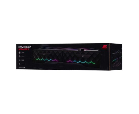Акустическая система 2E PCS232 RGB Soundbar USB Black (2E-PCS232BK), изображение 9 Акустическая система 2E PCS232 RGB Soundbar USB Black (2E-PCS232BK), изображение 9