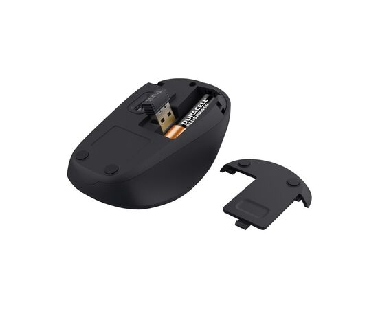 Мышка Trust Yvi+ Silent Eco Wireless Black (24549), изображение 4 Мышка Trust Yvi+ Silent Eco Wireless Black (24549), изображение 4