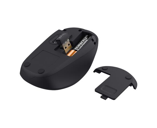 Мышка Trust Yvi+ Silent Eco Wireless Red (24550), изображение 4 Мышка Trust Yvi+ Silent Eco Wireless Red (24550), изображение 4