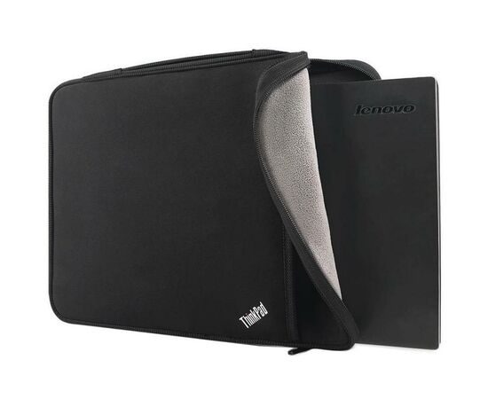 Чехол для ноутбука Lenovo 12" ThinkPad, Black Sleeve (4X40N18007), изображение 4 Чехол для ноутбука Lenovo 12" ThinkPad, Black Sleeve (4X40N18007), изображение 4
