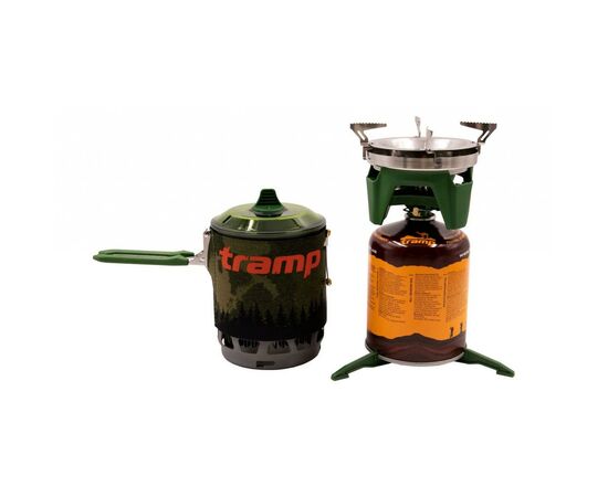Горелка Tramp cистема для приготовления пищи 1 л Olive (UTRG-115-olive), изображение 2 Горелка Tramp cистема для приготовления пищи 1 л Olive (UTRG-115-olive), изображение 2