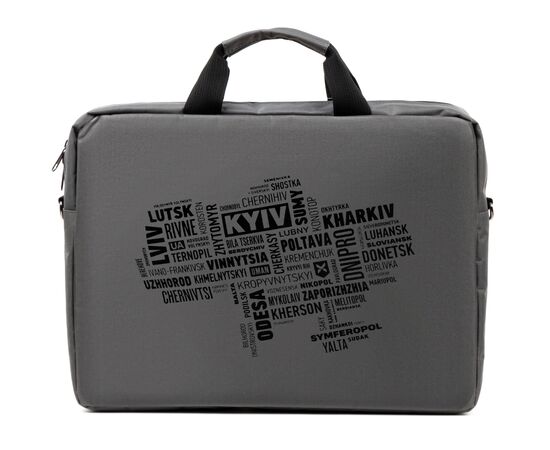 Сумка для ноутбука Vinga 16-17" NB160UB Gray (NB160UBGY), изображение 3 Сумка для ноутбука Vinga 16-17" NB160UB Gray (NB160UBGY), изображение 3