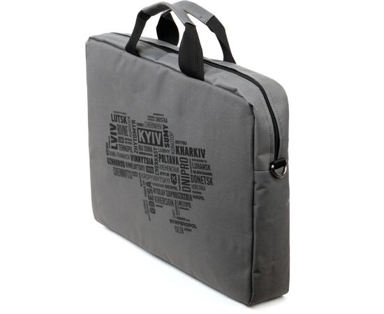 Сумка для ноутбука Vinga 16-17" NB160UB Gray (NB160UBGY), изображение 5 Сумка для ноутбука Vinga 16-17" NB160UB Gray (NB160UBGY), изображение 5