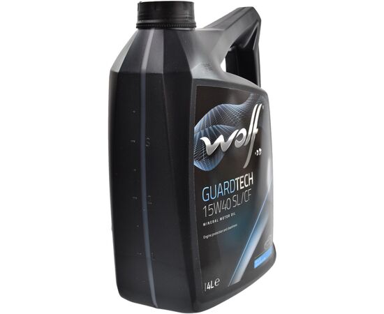 Моторное масло Wolf GUARDTECH 15W40 SL/CF 4л (8300219), изображение 2 Моторное масло Wolf GUARDTECH 15W40 SL/CF 4л (8300219), изображение 2