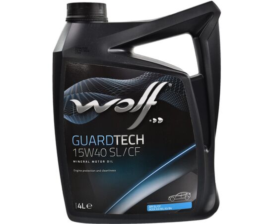 Моторна олива Wolf GUARDTECH 15W40 SL/CF 4л (8300219)