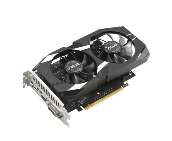 Видеокарта ASUS GeForce GTX1650 4096Mb DUAL OC D6 V2 (DUAL-GTX1650-O4GD6-P-V2), изображение 2 Видеокарта ASUS GeForce GTX1650 4096Mb DUAL OC D6 V2 (DUAL-GTX1650-O4GD6-P-V2), изображение 2