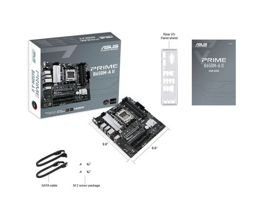 Материнська плата ASUS PRIME B650M-A II, зображення 7 Материнська плата ASUS PRIME B650M-A II, зображення 7