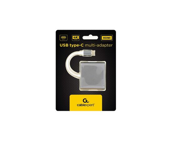 Переходник USB Type-C to HDMI Cablexpert (A-CM-HDMIF-02-SG), изображение 2 Переходник USB Type-C to HDMI Cablexpert (A-CM-HDMIF-02-SG), изображение 2